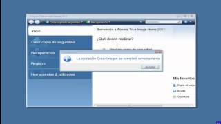 CREA UNA IMAGEN DE TU DISCO DURO CON ACRONIS TRUE IMAGE 11 Parte 1 [upl. by Wolfort]