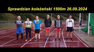 Jesienny bieg 1500m 26 09 2024r [upl. by Ardnuat]