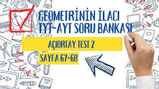 ACİL YAYINLARI GEOMETRİNİN İLACI SORU BANKASIAçıortay Test 2 [upl. by Abdel]