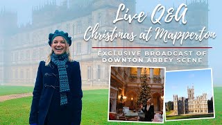 Christmas at Mapperton Live QampA plus Downton Abbey [upl. by Alaj]