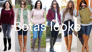 OUTFITS IDEAS con BOTAS MUJER LOOKS DISCRETOS con BOTAS [upl. by Aniger]