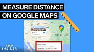 How To Measure Distance On Google Maps [upl. by Reppep]