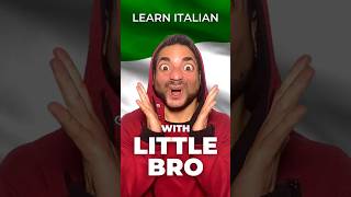 mercuri88 manuelmercuri Learn Italian with Little Bro learnitalian shorts funny memes comedy [upl. by Rauch757]