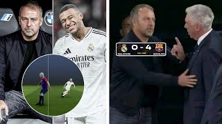 ANSI FLICK PRAN REAL MADRID NAN PYÈJ ANCELOTTI REYAJI LI FACHE ANSI FLICK KONTAN [upl. by Ivo515]