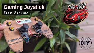 Arduino JOYSTICK for PC games  Homemade Arduino Game Controllerwith CODE  UnoJoy joystick [upl. by Bordy]