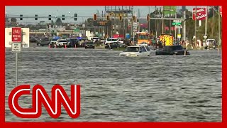 Stunning videos show devastating aftermath of Hurricane Milton [upl. by Intihw]