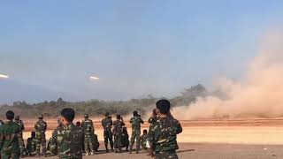 Laos Military power Live Rocket launching 2024 🇱🇦🇱🇦 [upl. by Nainatrad313]