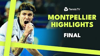 Borna Coric vs Alexander Bublik For The Title 🏆  Montpellier 2024 Final Highlights [upl. by Allemap]