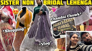 NonBridal Lehenga Shopping from Chandni Chowk Market  Chandni Chowk Delhi  Bridal NonBridal [upl. by Lancelot]