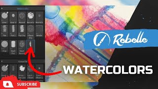 Rebelle 5 amp 6 Tutorials Watercolors [upl. by Reifel]