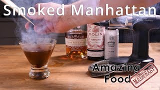 Smoked Manhattan Cocktail [upl. by Erasme]