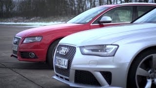 Audi S4 v Audi RS4 Does Supercharging Rule  CHRIS HARRIS ON CARS [upl. by Eeleimaj]