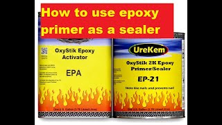 How to use epoxy primer as a sealer [upl. by Wisnicki]