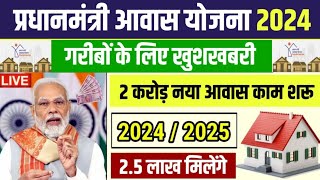 PM 🏠 आवास योजना नया काम शुरू  ₹40000 आना हुआ शुरू  सभी गरीबों को मिलेगा पक्का घर  PM awas Yojana [upl. by Akcirret393]