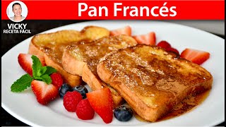 PAN FRANCES  Vicky Receta Facil [upl. by Assirral16]