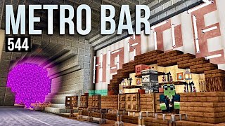 Metro Station BAR Build  Lets Play Minecraft 544 [upl. by Hnaht]