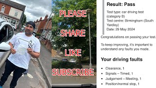 DALS ACTUAL DRIVING TEST  YARDLEY  BIRMINGHAM [upl. by Ailec]