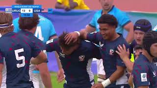 WORLD RUGBY TROPHY 2023 USA John Wilson Highlights Match 2 vs Uruguay John Wilson highlights [upl. by Egiarc]