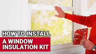 How To Install A Window Insulation Kit  Ace Hardware [upl. by Eelir317]