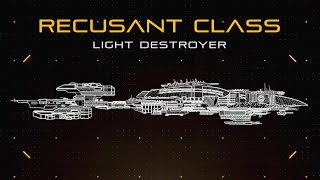 Star Wars Recusant Class Light Destroyer  Ship Breakdown [upl. by Eibob]