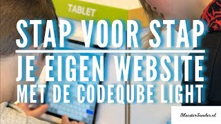 Maak je eigen website met HTML en CSS  Code Qube light [upl. by Assina184]