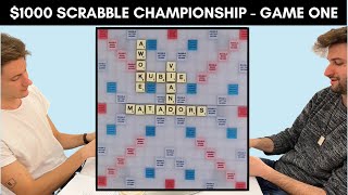 1K Scrabble Championship  Game 01 [upl. by Lennahs]