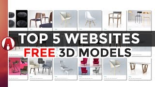 Top 5 Websites for FREE 3D Models [upl. by Allecram]