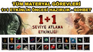 Tüm Materyal Görevleri  Knight Online 11 Seviye Atlama Etkinliği Hazırlık  Knight Sohbetleri [upl. by Cower]