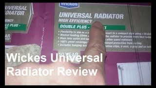 Wickes Universal Radiator Review Double Plus Type 21 [upl. by Ainot]