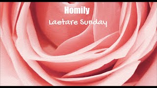 Homily for the 4th Sunday of Lent Year B  March 10 2024   John 31421  Laetare Sunday [upl. by Eriuqs]