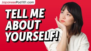 SELF INTRODUCTION  How to Introduce Yourself in Japanese [upl. by Adnana]