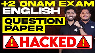 Plus Two Onam Exam English  100 Sure Question  Eduport [upl. by Watters]