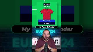 MY TEAM SELECTION FOR THE ROUND OF 16  Euro 2024 fantasy Tips euro2024 [upl. by Tedmann]