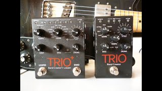 Digitech Trio vs Trio plus with demos [upl. by Damahom961]