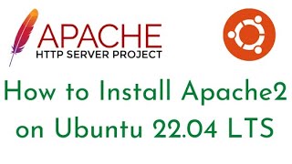 How to Install Apache2 on Ubuntu 2204 LTS  Setup Virtual Host in Apache Web Server in Ubuntu 2204 [upl. by Eadrahc564]