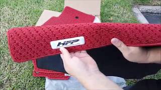 2013  2017 Genuine Honda Accord HFP Red Floor Mats [upl. by Yeldarb]