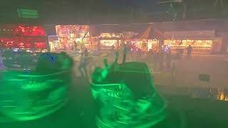 Frank Lees Laser Dome Waltzer Paybox View  Retford Charter Fair 28092023 [upl. by Alfie]