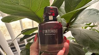 Givenchy L’Interdit Rouge Review [upl. by Nidnerb360]