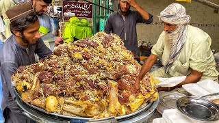 EXTREME PAKISTANI STREET FOOD  ULTIMATE PAKISTANI GOLDEN PULAO RECIPE  ZAIQA CHAWAL RECIPE [upl. by Chainey]