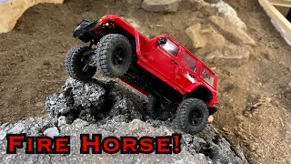 FMSRocHobby Firehorse 118 Best 99 crawler TRX4M Comparison [upl. by Schiffman]