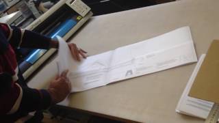 How to fold A1 plans to A4 for Binding [upl. by Bealle]