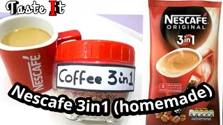 NESCAFE 3 IN 1 Home made Quick Coffee [upl. by Essilevi]