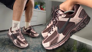 Nike Zoom Vomero 5 Plum Eclipse Pink Oxford  review amp on feet [upl. by Herzen]