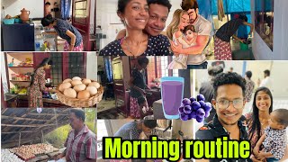 🏡ഞങ്ങളുടെ കുഞ്ഞു വീട്ടിലെ first Day ഇങ്ങനെ ആയിരുന്നു morning routine🌞 [upl. by Enasus]