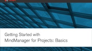 Getting started with MindManager How to create a new project [upl. by Odama]