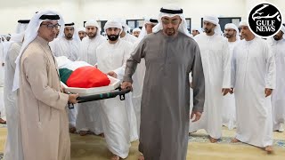 UAE President performs funeral prayer for late Sheikh Saeed [upl. by Adrianna192]