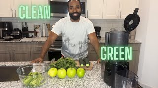 Juicing For Beginners  Clean Green Juice 🧃 🍏🥒 [upl. by Ettie314]