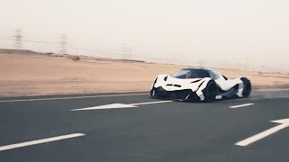 DEVEL SIXTEEN Top Speed Run at Dubai 503 kmh [upl. by Mosby]