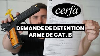 Comment remplir son CERFA de demande dautorisation dacquisition et de détention darmes [upl. by Aeli674]