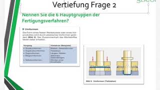 Nennen Sie die 6 Hauptgruppen der Fertigungsverfahren [upl. by Annez]